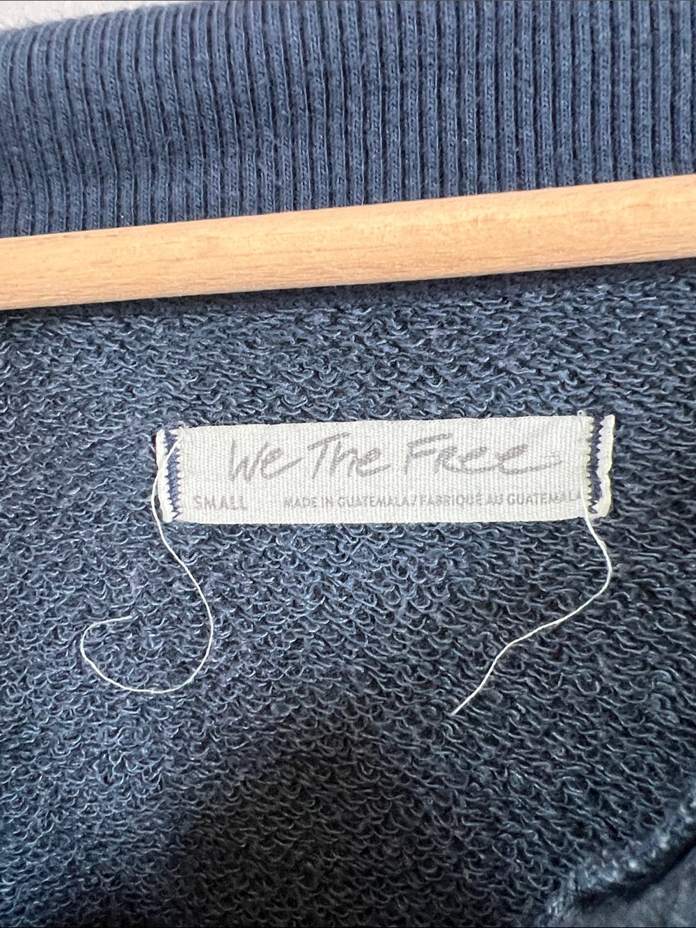 We The Free women’s oversized Crewneck Sweater - Slate Blue - Picture 5 of 5
